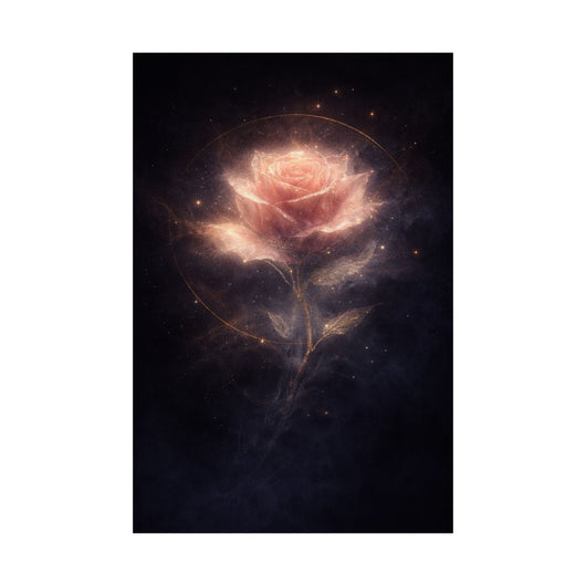 Hollowlight Rose — Valentine’s Art Poster
