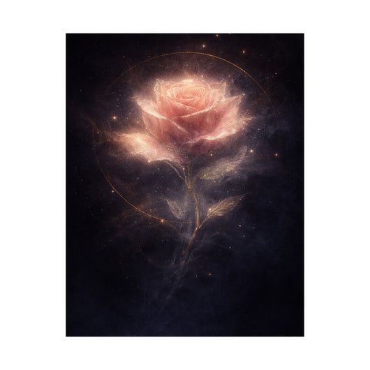 Hollowlight Rose — Valentine’s Art Poster