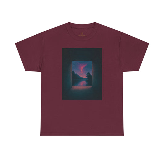 Twilight Window – Surreal Liminal Landscape Tee
