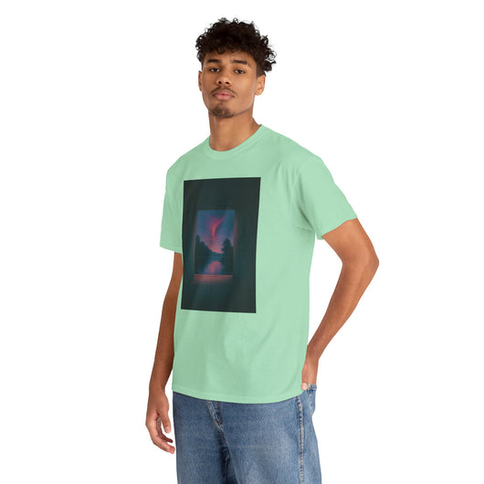 Twilight Window – Surreal Liminal Landscape Tee
