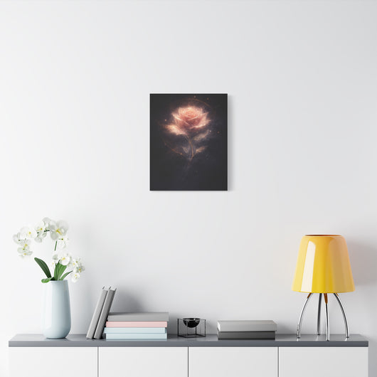 Hollowlight Rose — Premium Canvas Wall Art