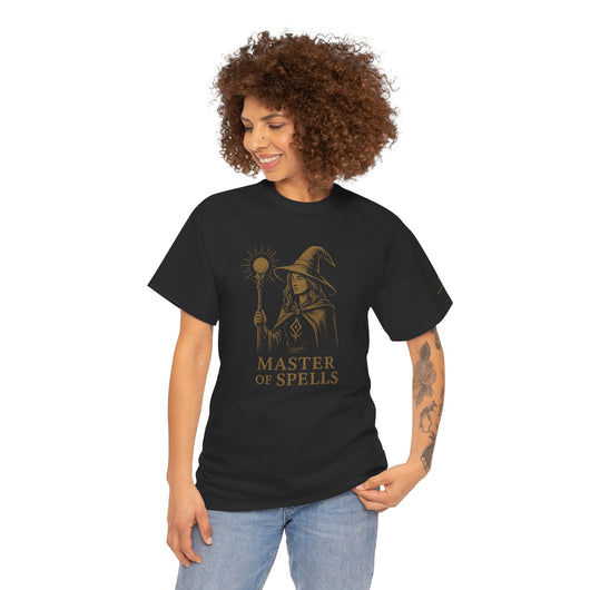 Master of Spells T-Shirt – Fantasy Wizard Mage RPG Tee