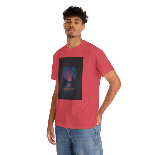 Twilight Window – Surreal Liminal Landscape Tee